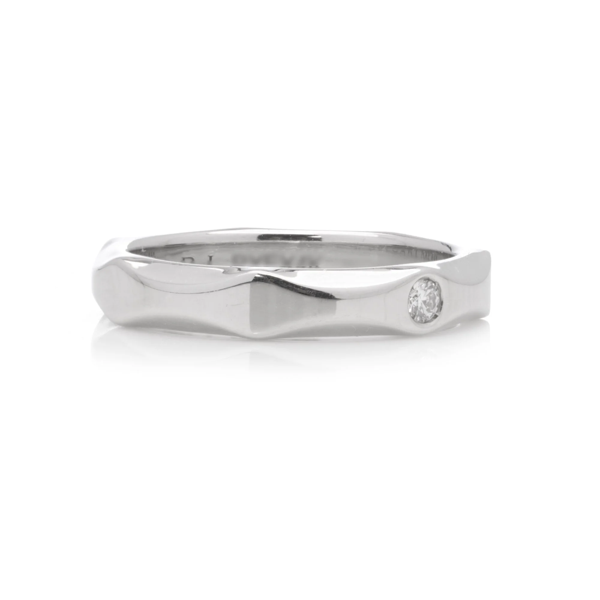 Bvlgari Infinito platinum diamond ring Mozeris Fine Antiques